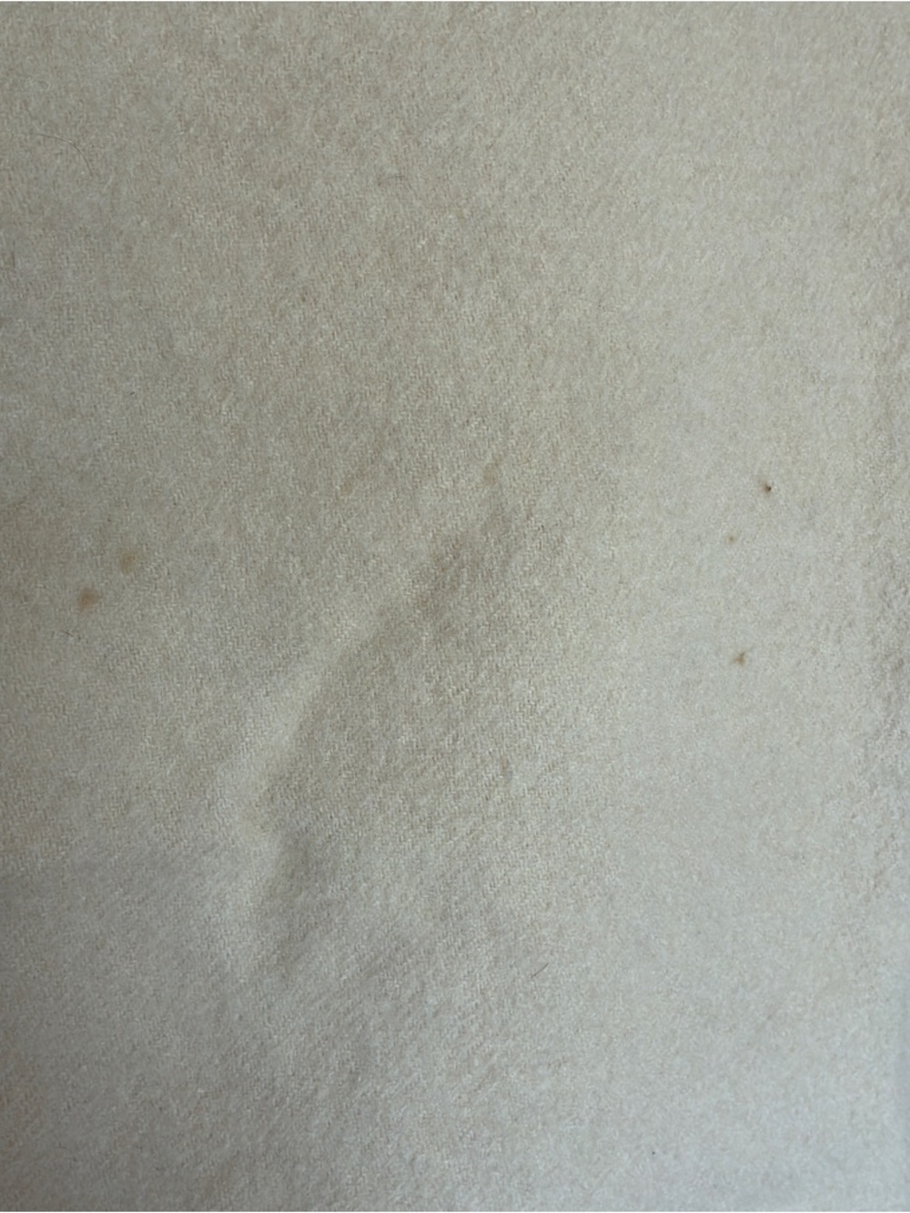 Vintage Wool Blanket Cream Pastel Stripe 64x60 - Picture 7 of 7